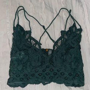 Free people green bralette